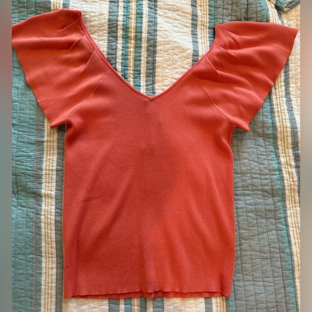 Halogen lightweight short sleeved sweater size XL NWT